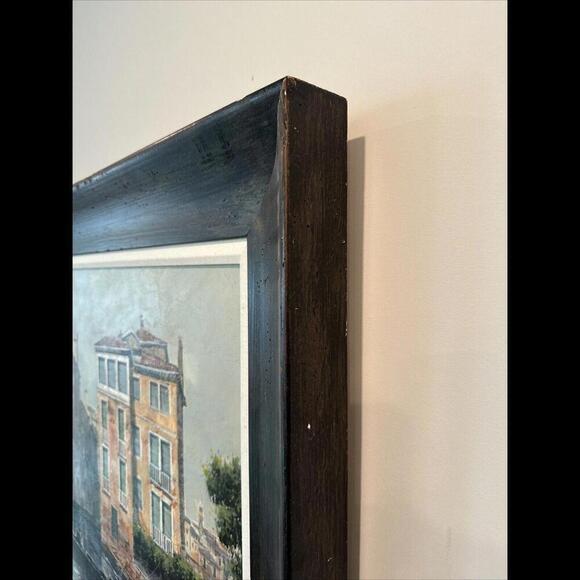 Enrique Alonso Painting Fine Art Oil on Canvas Signed With Solid Wood Framed - Picture 7 of 16